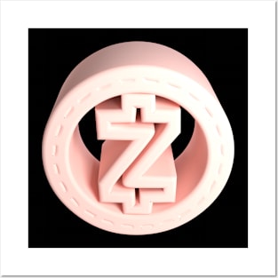 3D Zcash - Lightpink Posters and Art